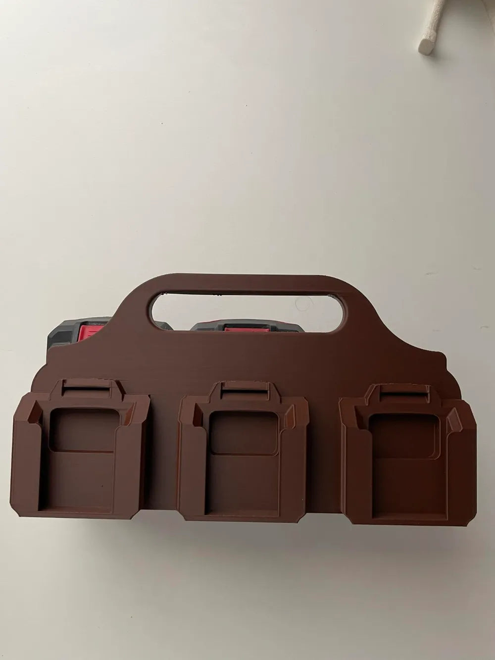 Parkside 20V Battery Caddy (6 Pack) | Power Tool Battery Holder & Organizer Case