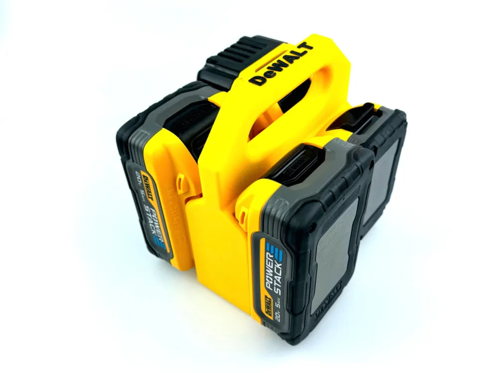 DeWALT 20V Battery Holder: Secure 4 Battery Caddy, Transport & Protection