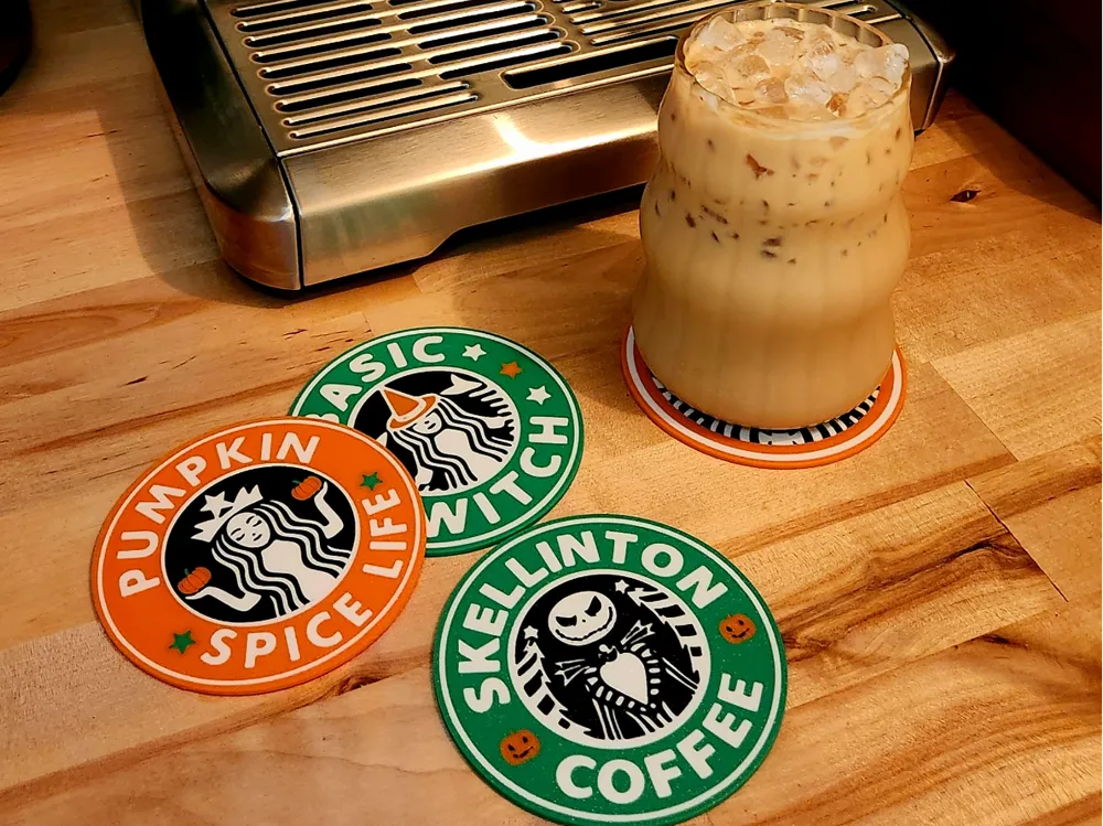 Halloween Coffee Coasters