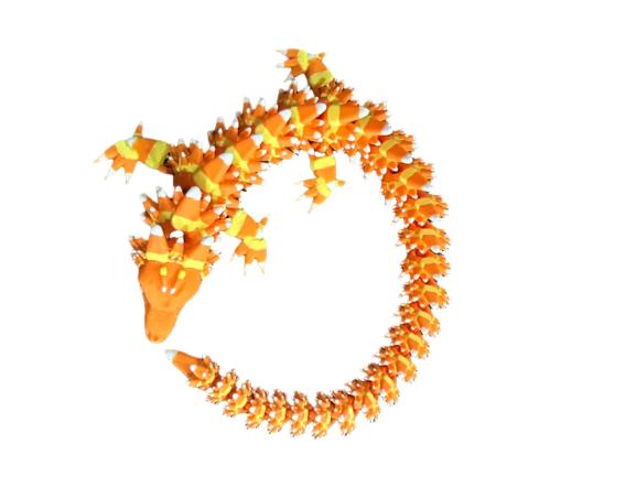 Candy Corn Dragon Halloween