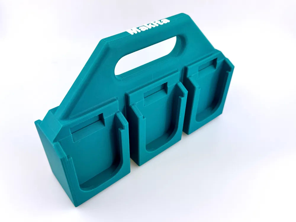 Makita 18V Battery Caddy (6 Pack) | Power Tool Battery Holder & Organizer Case