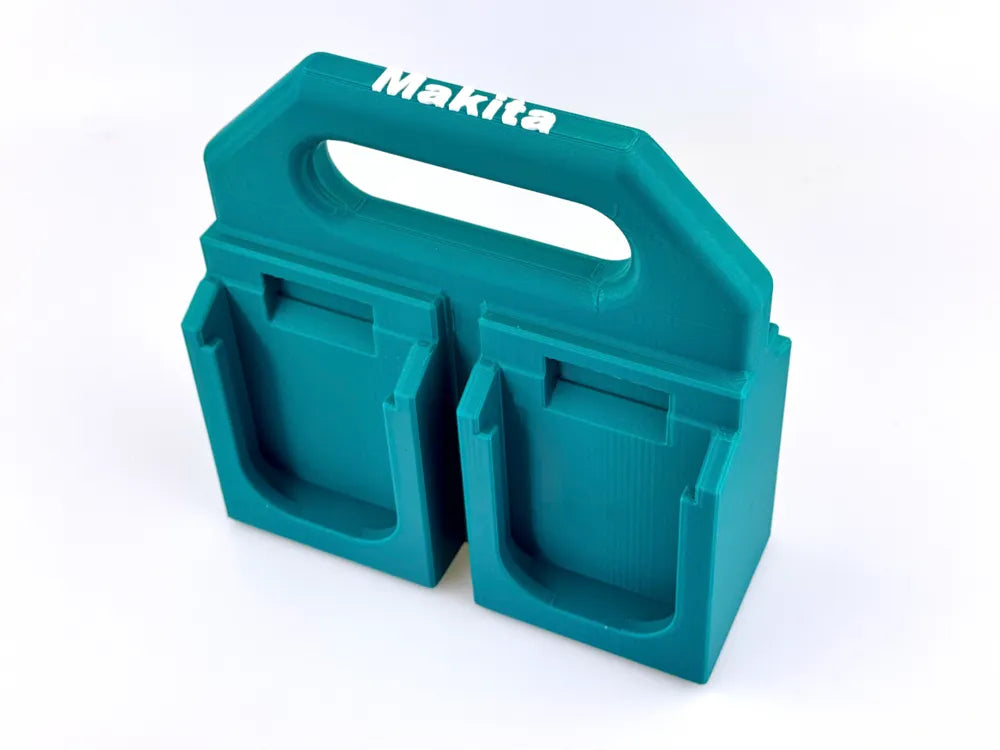 Makita 18V Battery Caddy (4 Pack) | Power Tool Battery Holder & Organizer Case