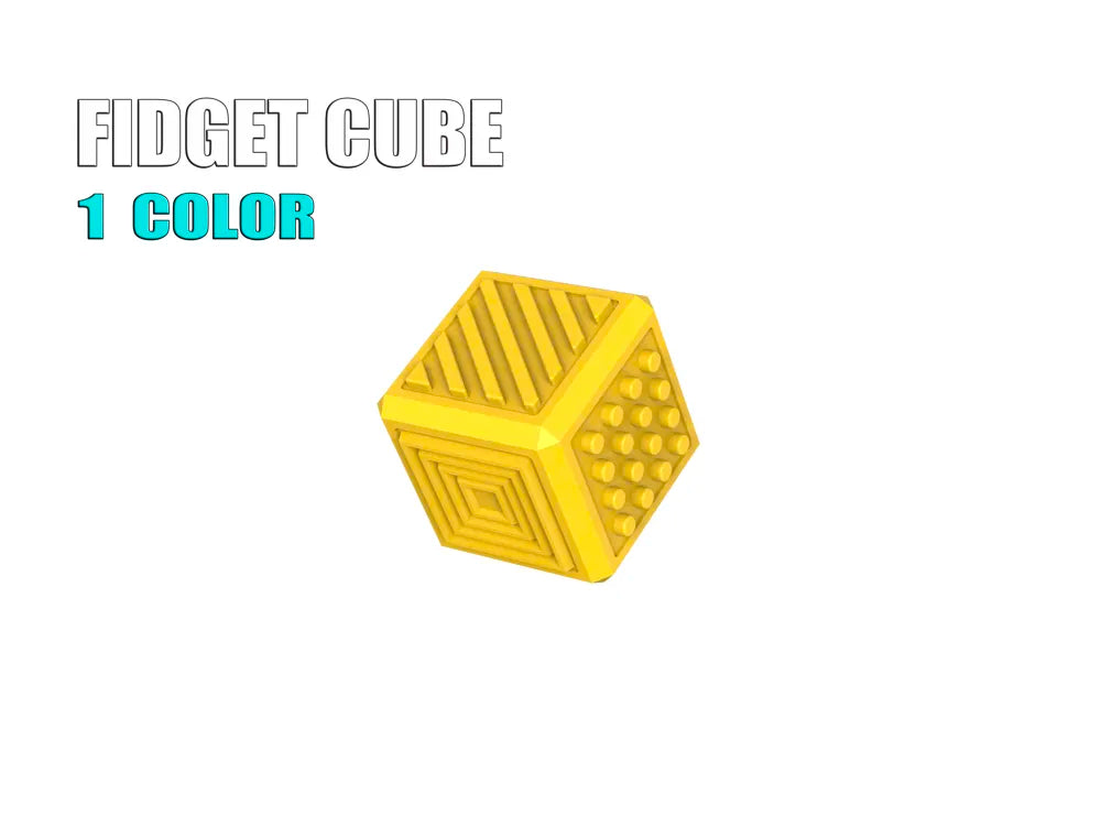 FIDGET CUBE-x6 – Tilpas Din Fidget Cube med 10 Teksturer | HengeDK