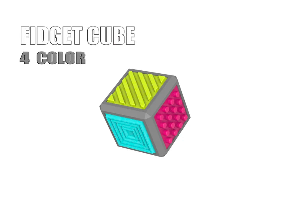 FIDGET CUBE-x6 – Tilpas Din Fidget Cube med 10 Teksturer | HengeDK