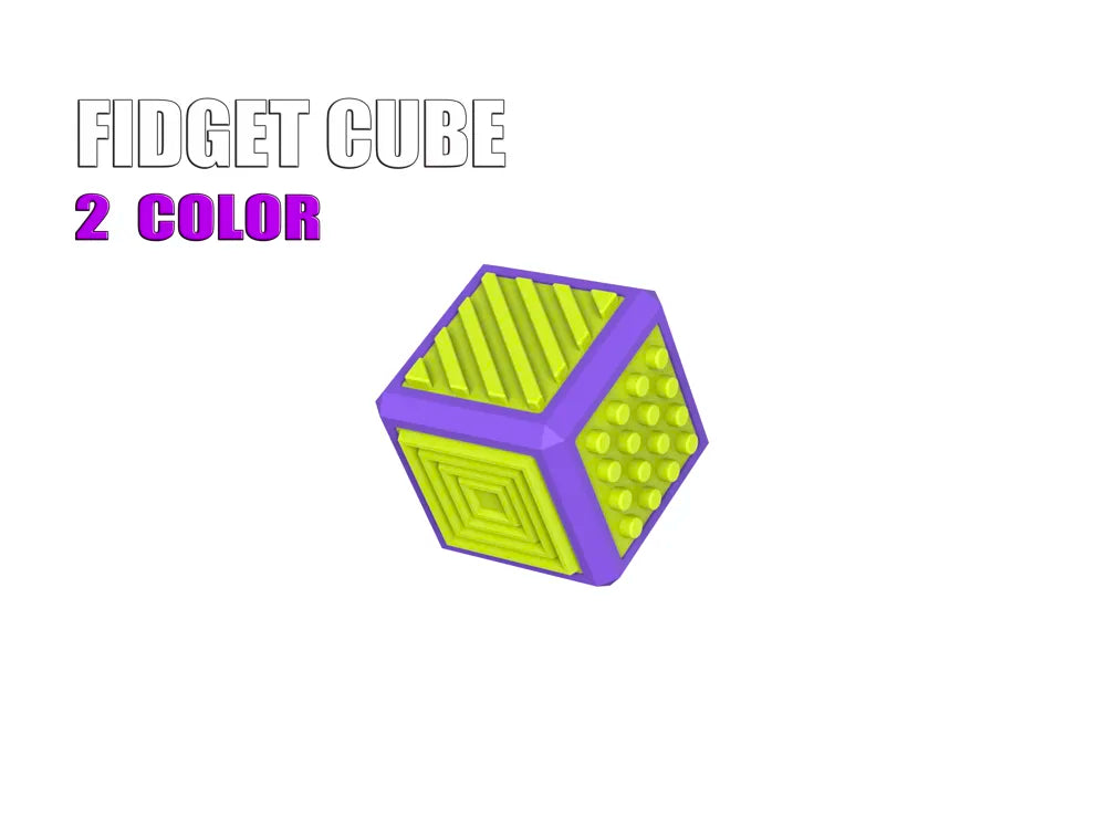 FIDGET CUBE-x6 – Tilpas Din Fidget Cube med 10 Teksturer | HengeDK