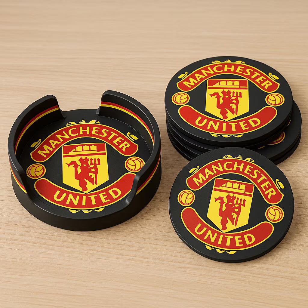 Håndlavet Manchester United Coaster