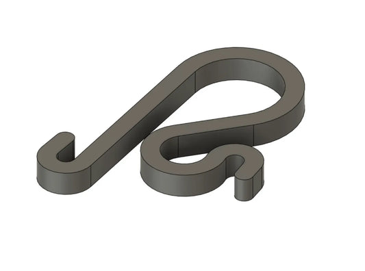 3D-printede nedløbsclips (25 stk.) | Julelysclips | Udendørs juledekoration holder