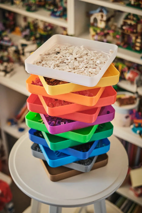 Lego Sorteringsbakker (Sæt m. 5 stk.) – Praktiske sorteringsbakker til klodser og krea