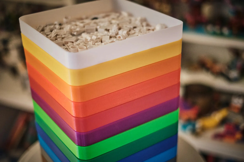 Lego Sorteringsbakker (Sæt m. 5 stk.) – Praktiske sorteringsbakker til klodser og krea