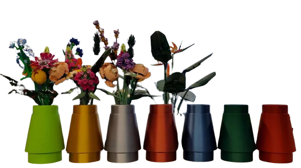 LEGO Cone Brick Vase – Kegleformet Vase til Botanicals