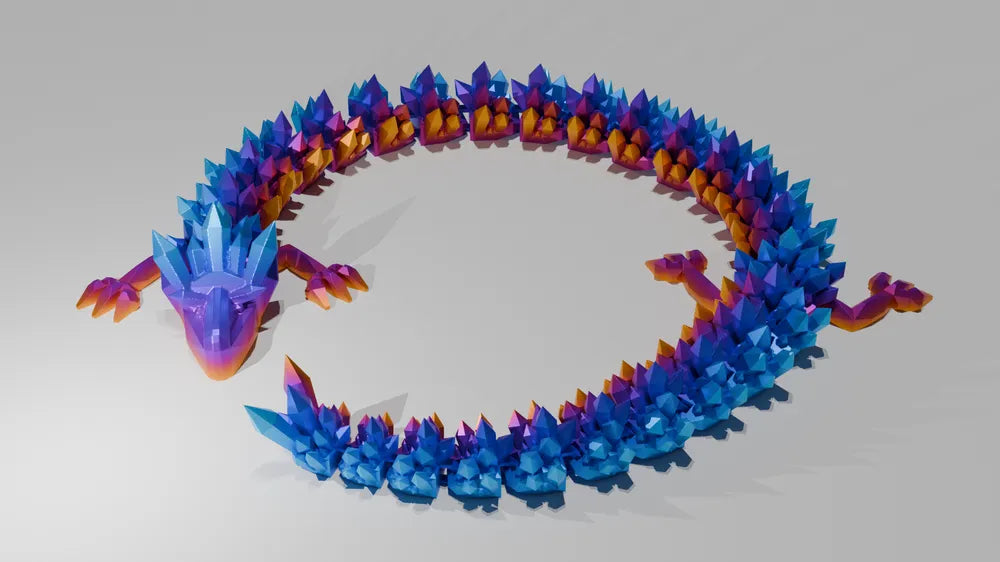 Articulated Crystal Dragon