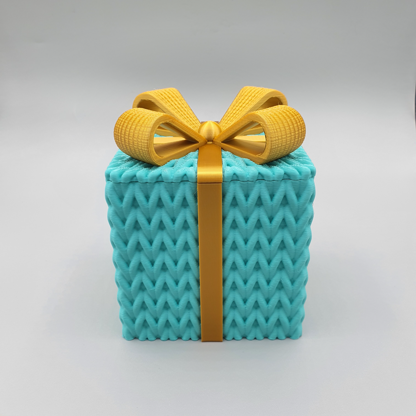 Multicolor Christmas 3D-Printed Gift Box – Colorful and Magical Christmas Gift Box