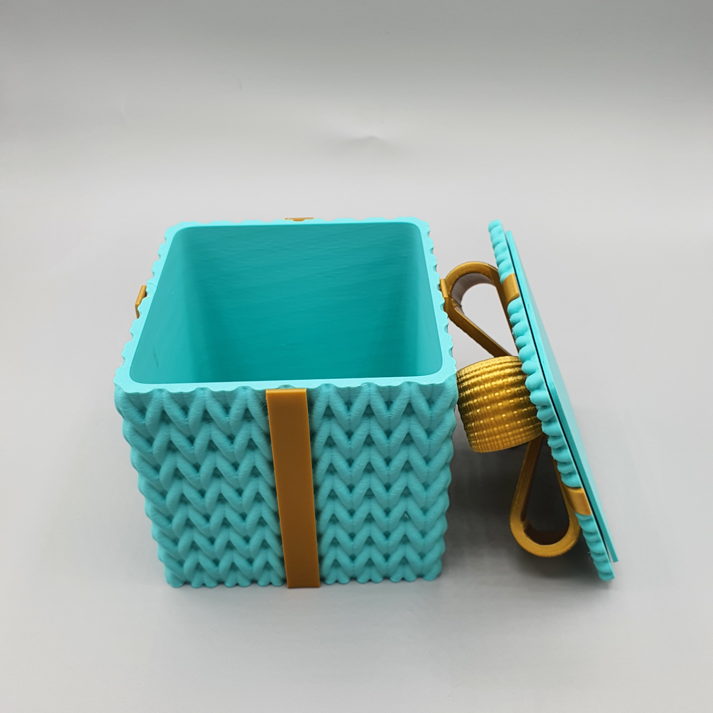 Multicolor Christmas 3D-Printed Gift Box – Colorful and Magical Christmas Gift Box