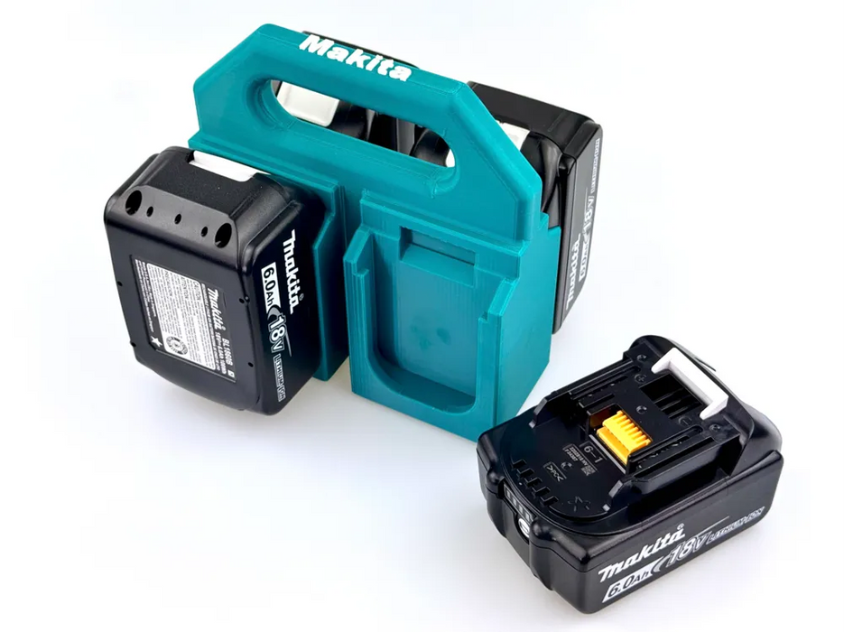 Makita 18V Batteriholder | Robust Battery Caddy (4- eller 6-pak)