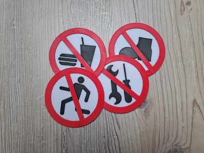 ISO 7010 - Forbudsskilte / Prohibition Signs