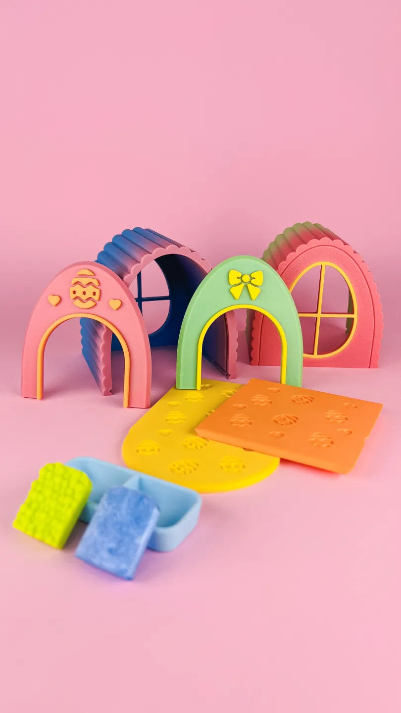 Diorama for Cute Flexi Animals – Display Set