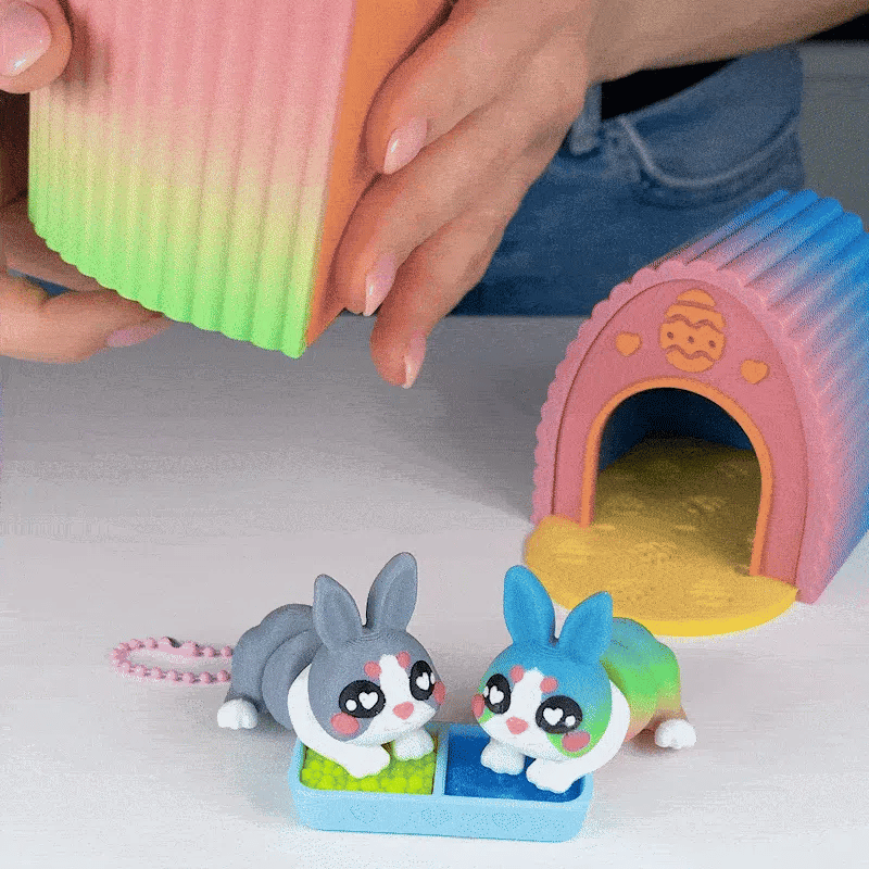 Diorama for Cute Flexi Animals – Display Set
