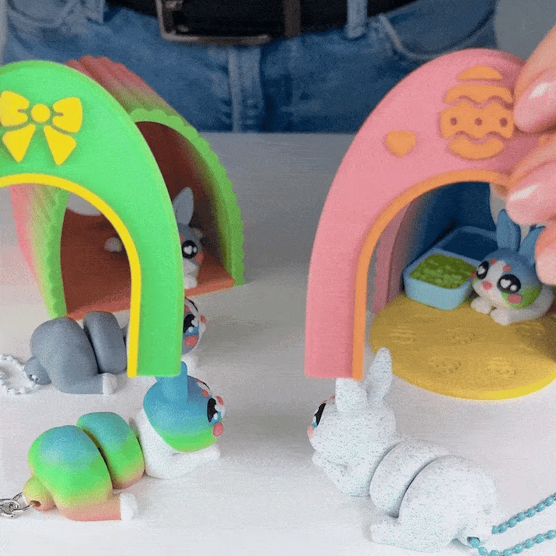 Diorama for Cute Flexi Animals – Display Set