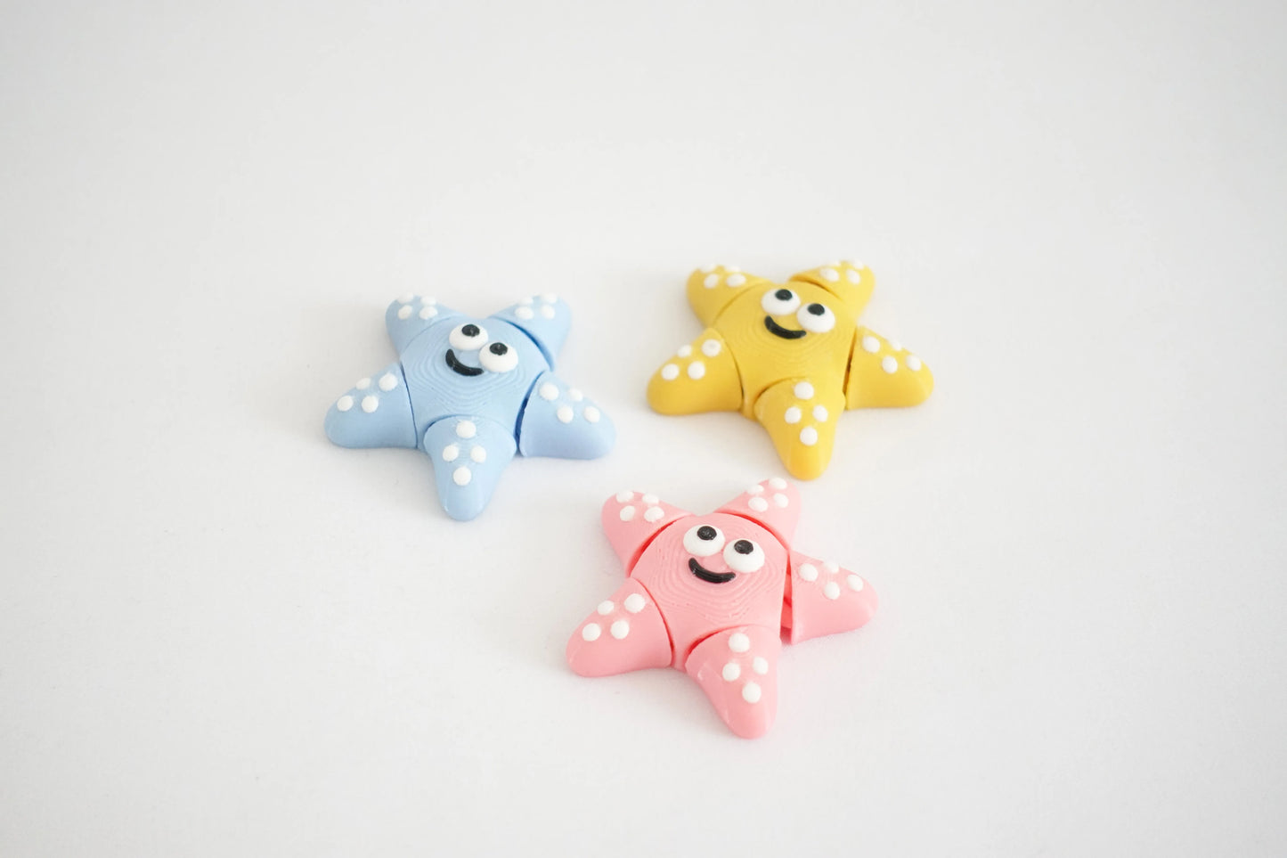 Articulated Pocket Pets – Smiley Starfish (3-pak)