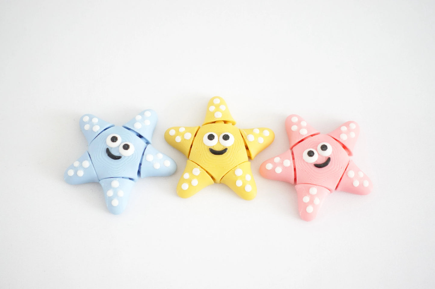 Articulated Pocket Pets – Smiley Starfish (3-pak)