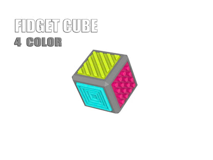 FIDGET CUBE-x6 – Tilpas Din Fidget Cube med 10 Teksturer | HengeDK