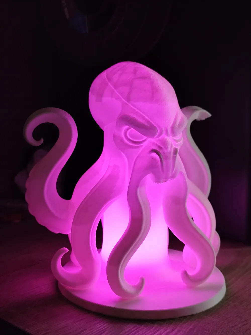 Kraken Night Lamp | Skandinavisk Design | LED eller Fyrfadslys