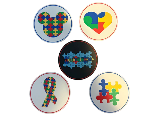 Autism Awareness Coasters – "It's OK to be different!"
