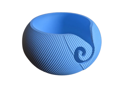 3D-printet garnskål med flettet mønster