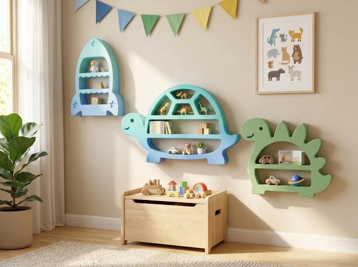 Cute Shelf Buddy Collection – Dekorativ Mini-Hylde