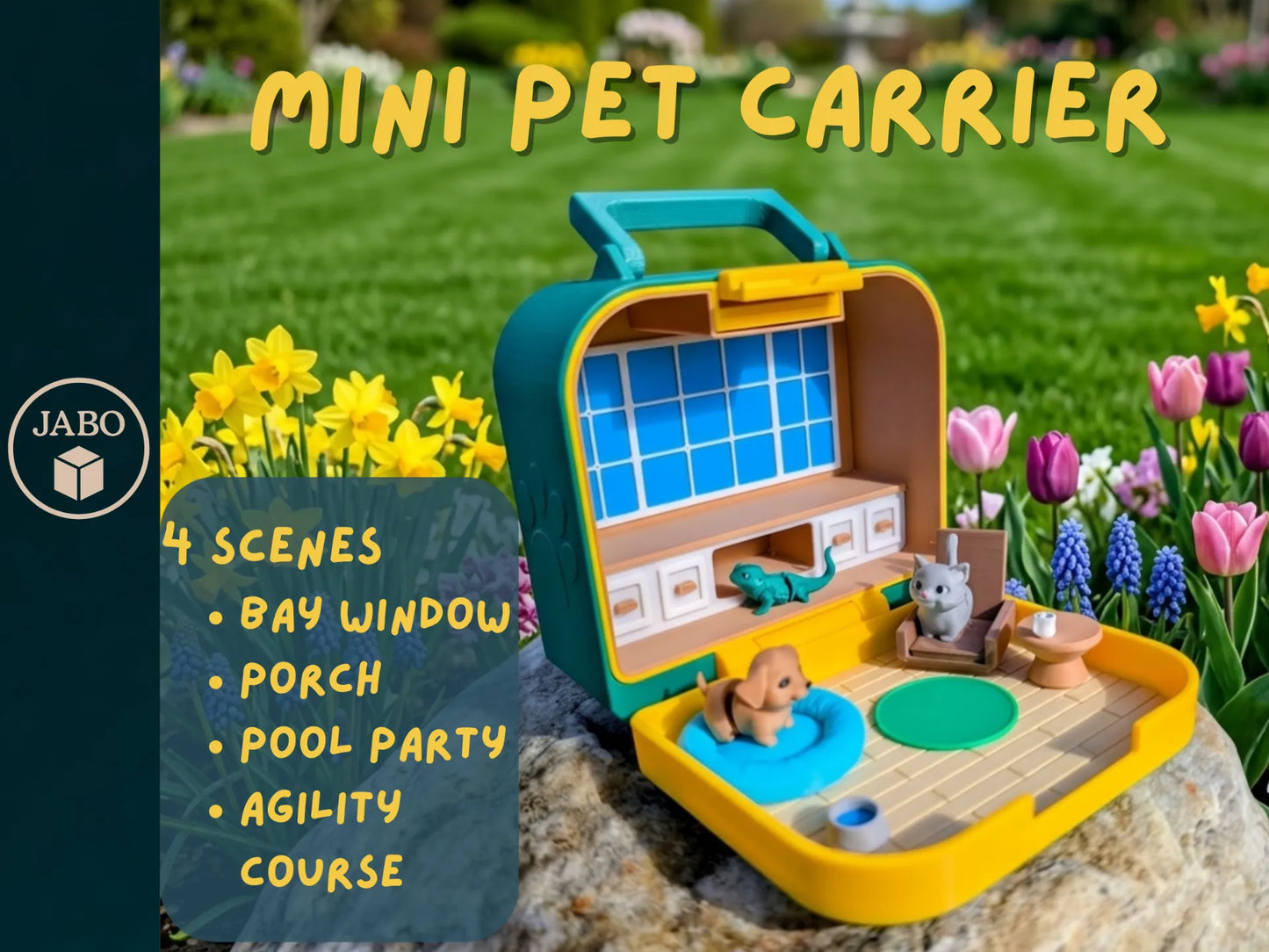 Mini Pet Carrier Display Set – Small World Diorama