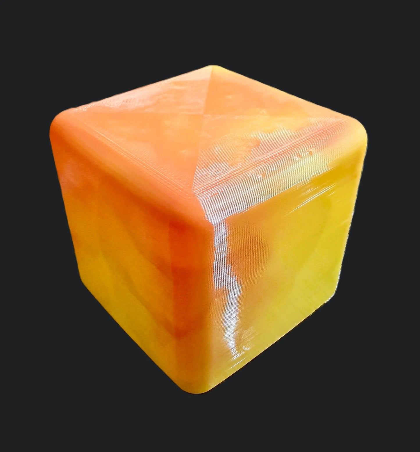 Ice Cube – Soft Sensory Squeeze Cube (3 størrelser)