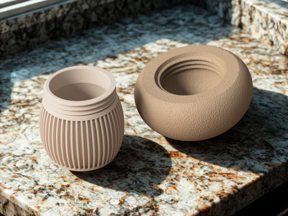 Japandi Svampebeholder – Moderne og hyggelig efterårs- og vinterdekoration