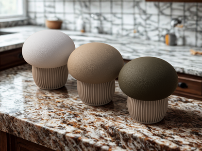 Japandi Svampebeholder – Moderne og hyggelig efterårs- og vinterdekoration