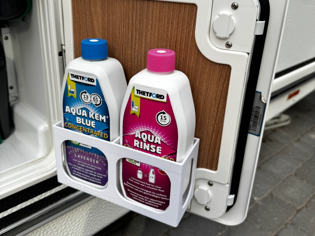 Opbevaringsrum til Thetford Toiletvæske (750ml) – Til Serviceklap