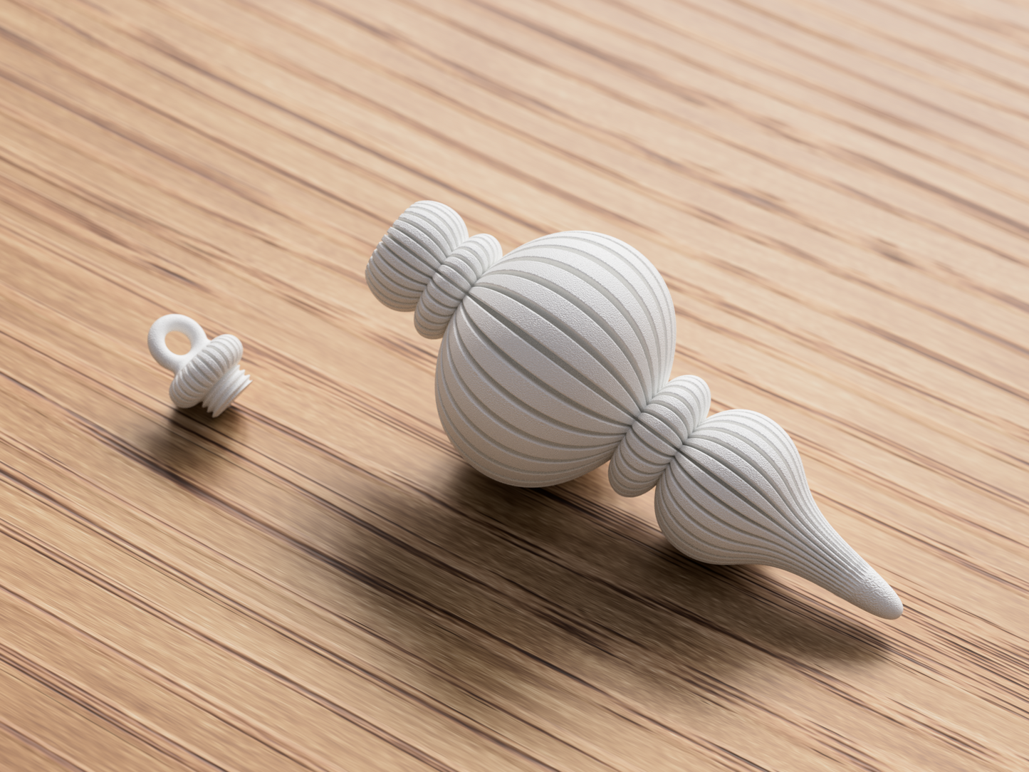 Moderne juleornament – Unikt juletræsophæng med skrueophæng