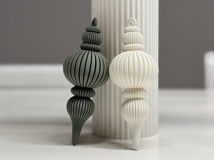 Moderne juleornament – Unikt juletræsophæng med skrueophæng