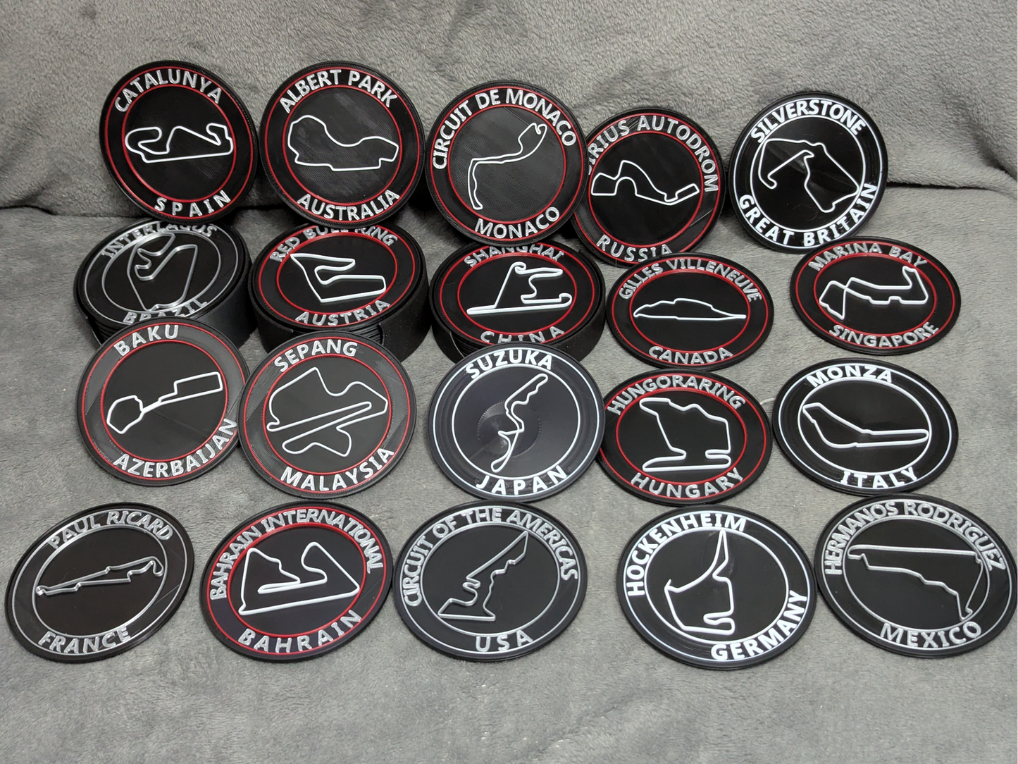 Formel 1 Coasters – Skandinavisk Design & Eco‑Friendly Style