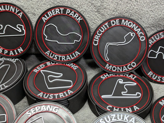 Formel 1 Coasters – Skandinavisk Design & Eco‑Friendly Style