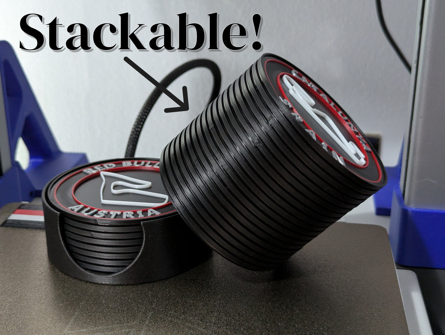 Formel 1 Coasters – Skandinavisk Design & Eco‑Friendly Style