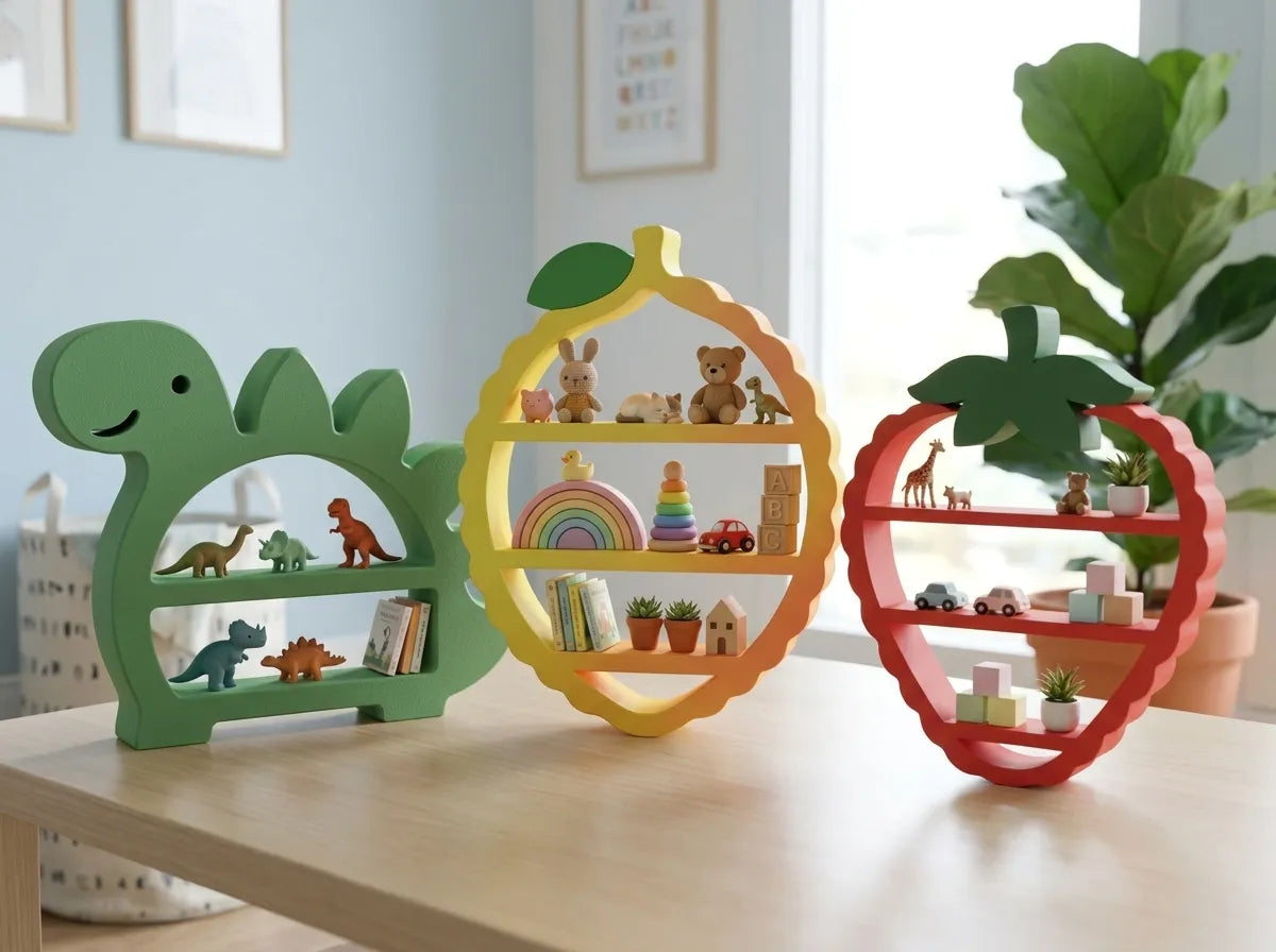 Cute Shelf Buddy Collection – Dekorativ Mini-Hylde
