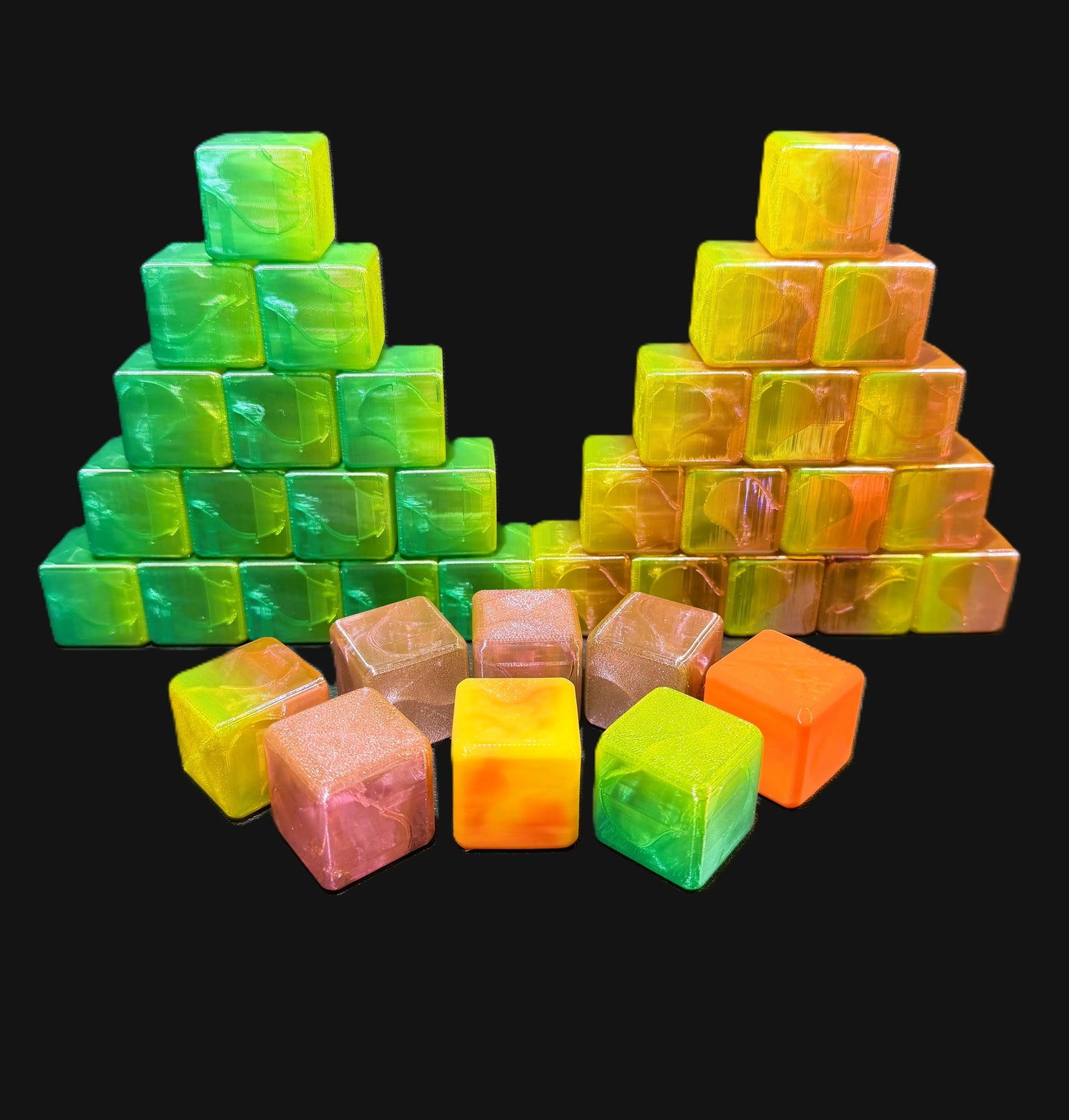 Ice Cube – Soft Sensory Squeeze Cube (3 størrelser)