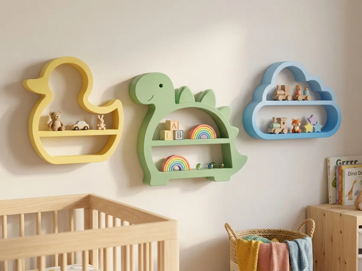 Cute Shelf Buddy Collection – Dekorativ Mini-Hylde