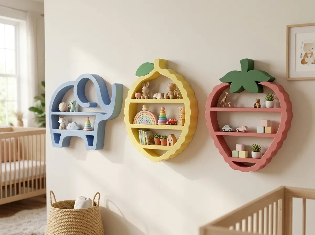 Cute Shelf Buddy Collection – Dekorativ Mini-Hylde