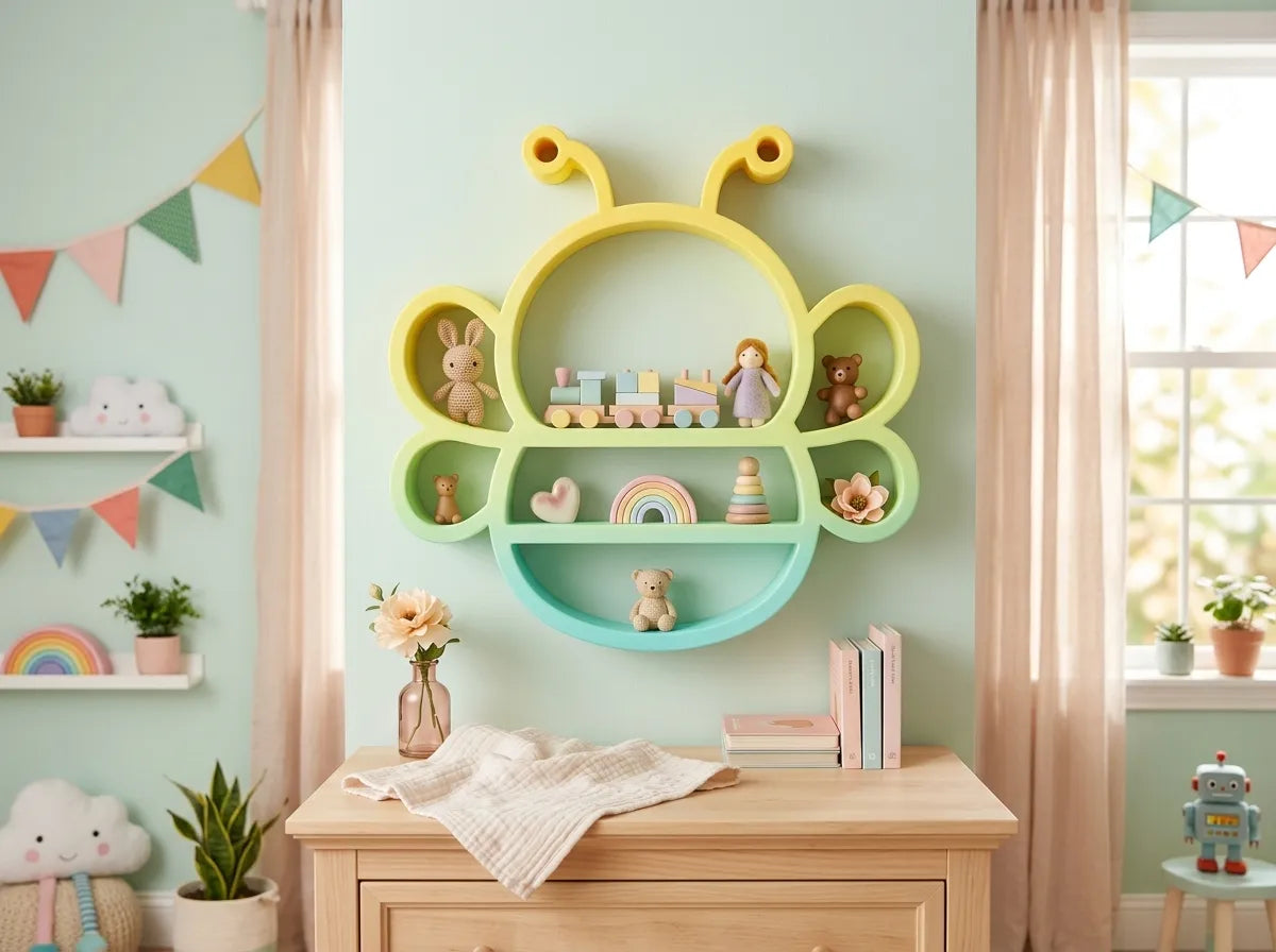 Cute Shelf Buddy Collection – Dekorativ Mini-Hylde