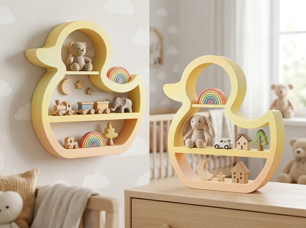 Cute Shelf Buddy Collection – Dekorativ Mini-Hylde