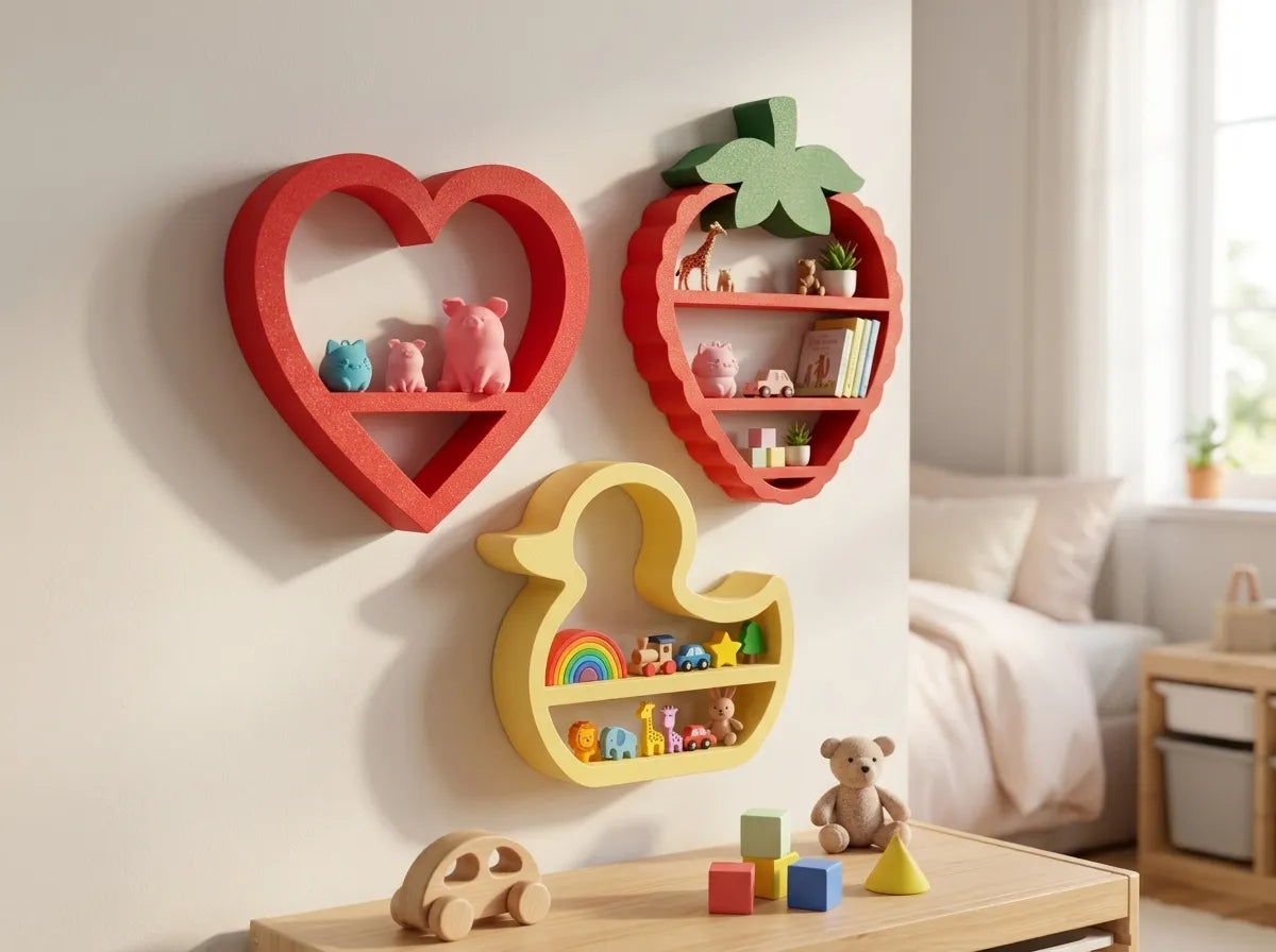 Cute Shelf Buddy Collection – Dekorativ Mini-Hylde