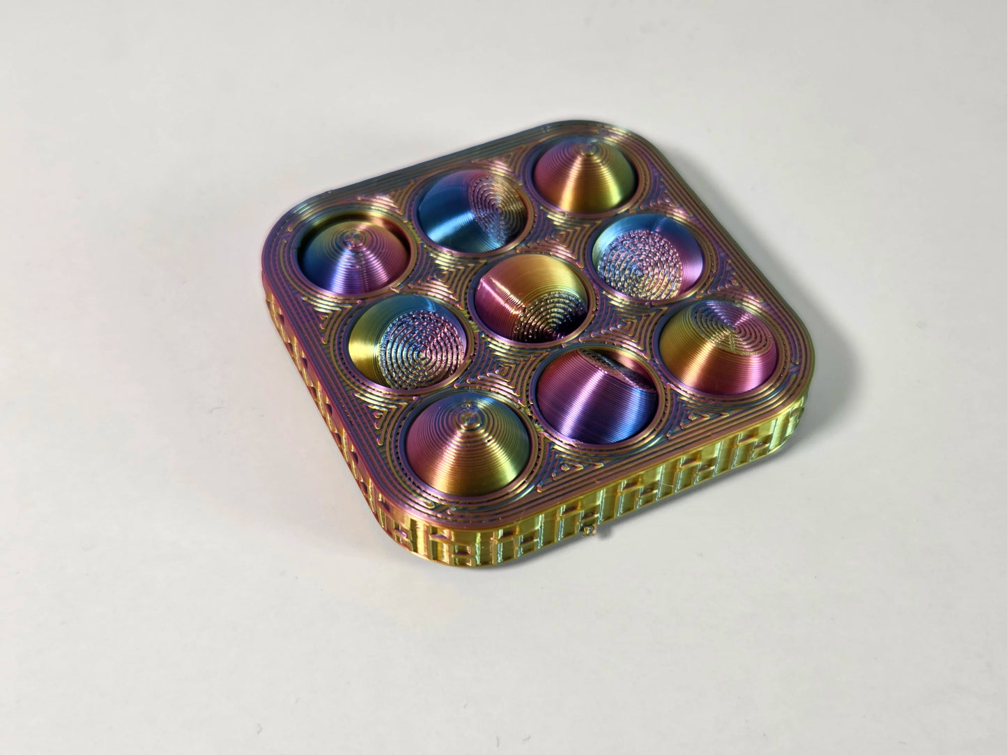 BallTrack Grid9 Fidget – Mekanisk Klik- og Banesystem