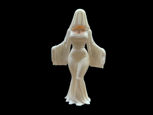 3D-Printet Halloween Kvindelig Spøgelse | Elegant Dekoration