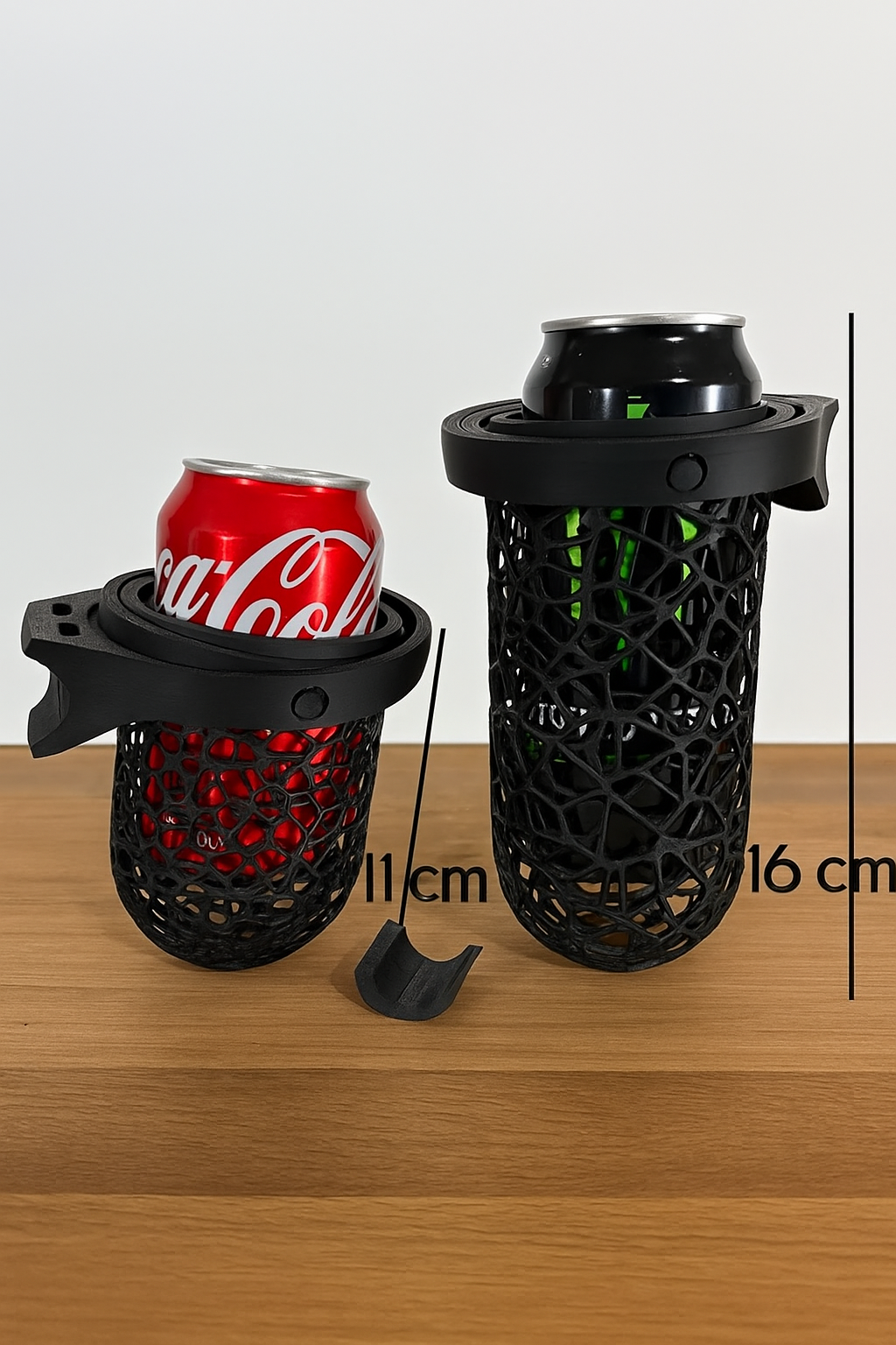 3D-printet Gyro Kopholder til Cykel & Barnevogn – Spildfri & Stilren Design