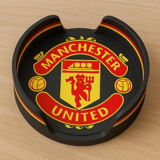 Håndlavet Manchester United Coaster